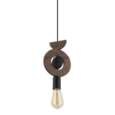 Подвесной светильник Nowodvorski Drops Wood D, Black/Brown