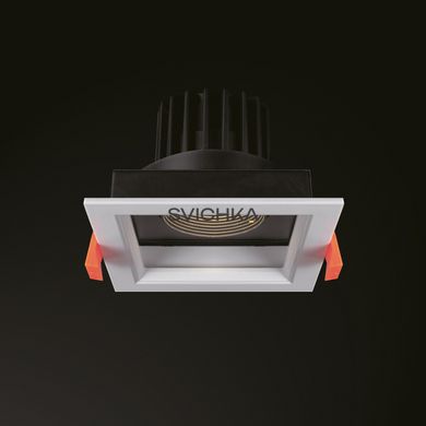 Врізний точковий світильник Nowodvorski CL DIA LED 30W 3000K, White/Black, Білий, Чорний, Білий, Чорний
