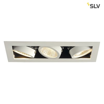 Світильник SLV KADUX 3 LED SET, 115721, Білий, Білий, Чорний, Білий, Чорний