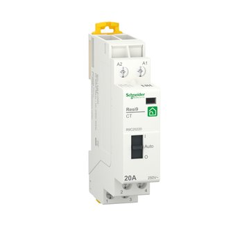 Контактор RESI9 Schneider Electric 20A, 1P+N, 2NO ~230В/50Гц