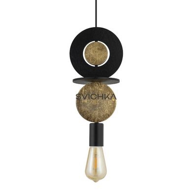 Подвесной светильник Nowodvorski Drops Wood E, Black/Gold