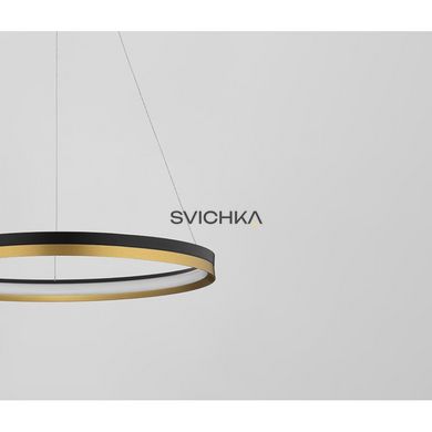Підвісний світильник Nova luce CANTRIA 1, Black/Brass