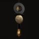 Підвісний світильник Nowodvorski Drops Wood E, Black/Gold, Золото;Черный, Золотий, Чорний