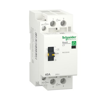 Контактор RESI9 Schneider Electric 40 A, 1P+N, 2NO ~230В/50Гц