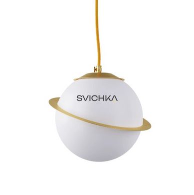 Підвісний світильник Pikart Globe B, White/Gold