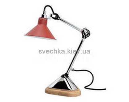 Настільна лампа Lampe Gras 207-Ch-Red, Білий, Білий